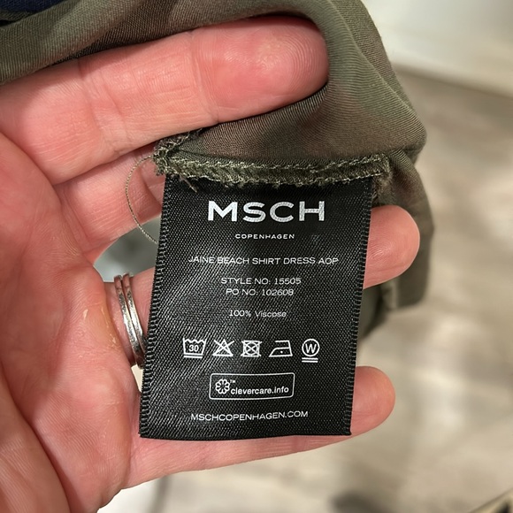 MSCH Copenhagen Zebra button-up Maxi Dress - Picture 5 of 9